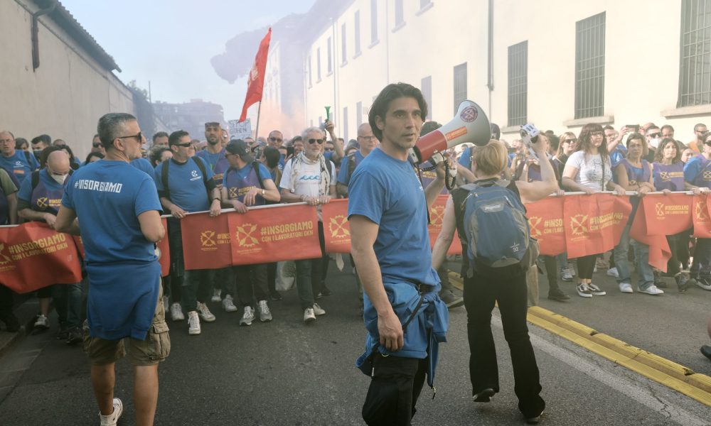 Protest des Fabrikkollektivs, 2022 (Foto: Wikimedia Commons/Matteo Guardini)