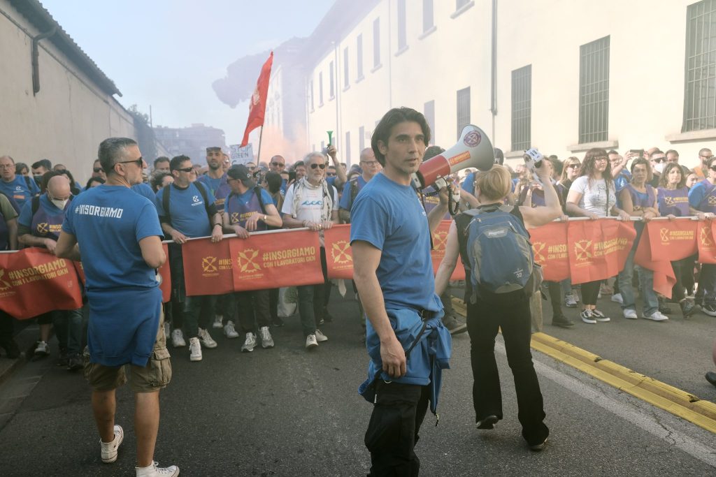 Protest des Fabrikkollektivs, 2022 (Foto: Wikimedia Commons/Matteo Guardini)