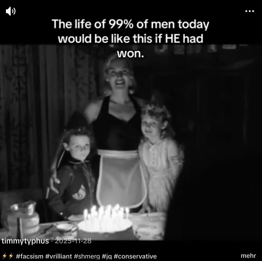 Screenshot Tiktok mit Bildzitat aus dem Film "Revolutionary Road" (2008) mit Kate Winslet und Leonardo di Caprio