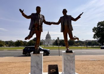 Trump-Epstein Friendship Month Statues