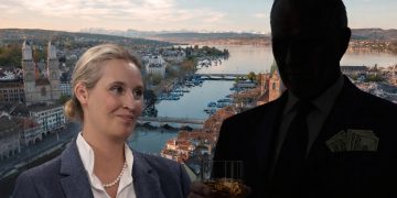 AfD-Spender und Milliardär Conle (KI-Collage)