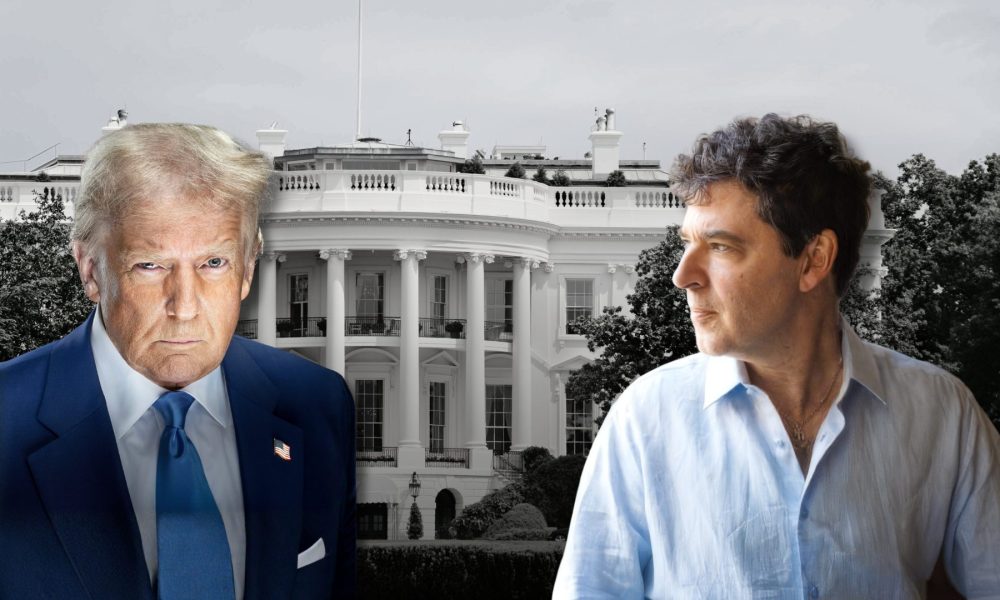 Jason Stanley über die USA unter Trump: Das ist Faschismus. (Foto: Jason Stanley/Wikipedia/CC0; Unsplash/getty images; bearbeitet)