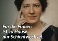 Käthe Leichter war Sozialistin, Frauenrechtlerin und Wissenschaftlerin, die unter anderem das Frauen-Referat in der Wiener Arbeiterkammer begründete und zur Lage österreichischer Arbeiterinnen forschte. Zitat: Für die Frauen ist zu Hause nur Schichtwechsel. Käthe Leichter