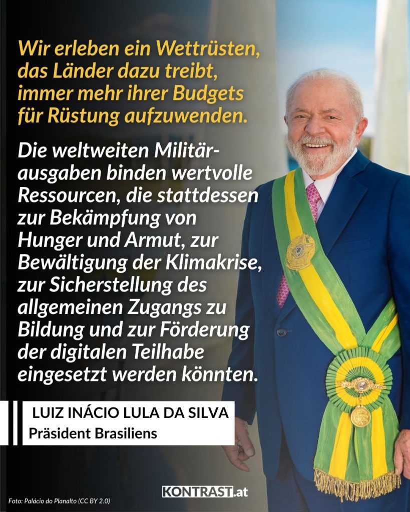Lula, Präsident von Brasilien will eine Reform des UN-Sicherheitsrats
