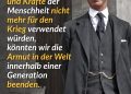 Bertrand Russell war ein britischer Denker, der Philosophie, Mathematik und Politik miteinander verbunden hat. Er half dabei, die moderne Logik zu begründen, und prägte, wie wir heute über Sprache, Wahrheit und Wissenschaft nachdenken. 1950 erhielt er den Literaturnobelpreis – auch, weil er komplizierte Ideen verständlich und scharf formulieren konnte. Russell mischte sich aber auch in die Politik ein: Er protestierte gegen Krieg, Atomwaffen und jede Form von blinder Autorität. Zitat: Wenn Gedanken und Kräfte der Menschheit nicht mehr für den Krieg verwendet würden, könnten wir die Armut in der Welt innerhalb einer Generation beenden. Bertrand Russell