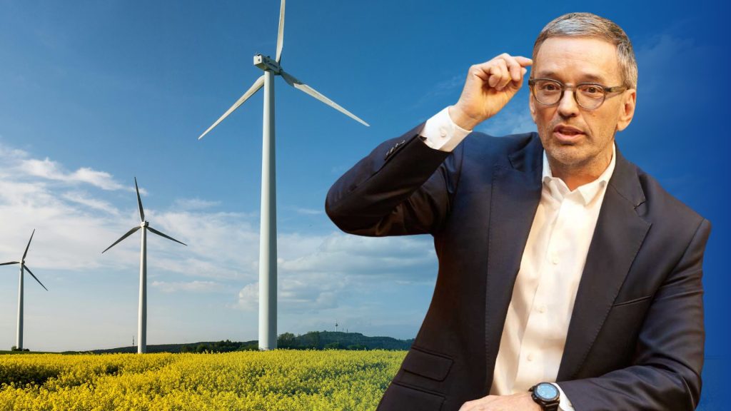 FPÖ gegen Windräder (Foto: Parlamentsdirektion/ Thomas Topf; Montage)