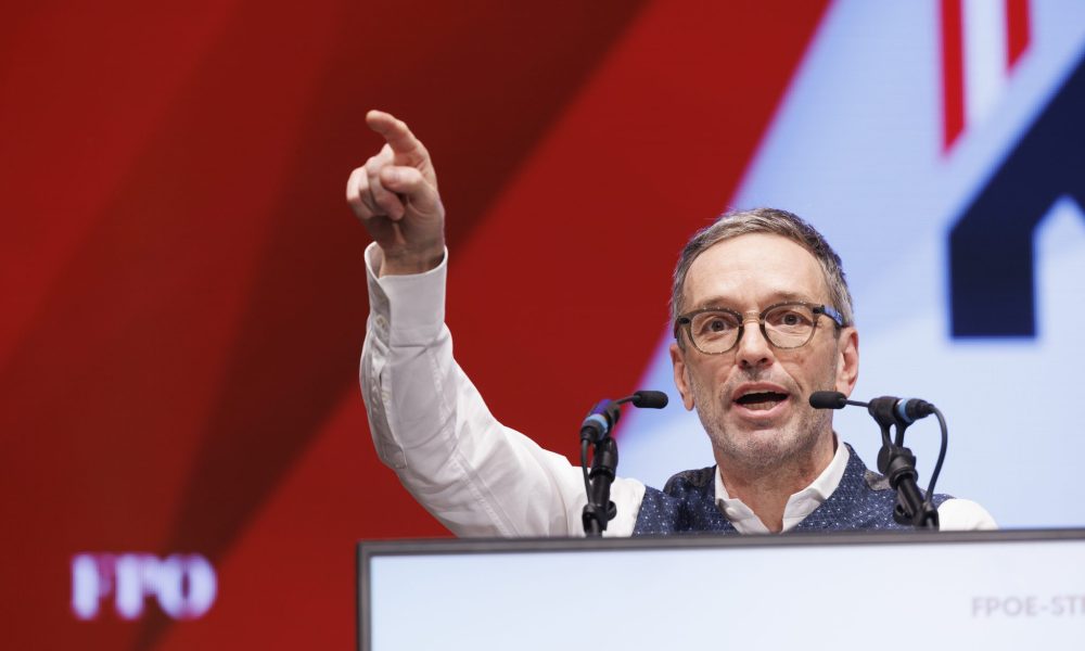 Herbert Kickl 2024 in Hartber (APA Pictures/Erwin Scheriau)