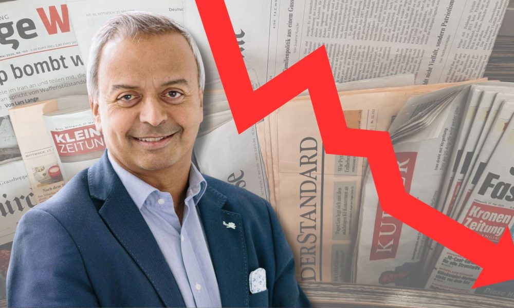 Andreas Kaltenbrunner, Medienförderung, Zeitungen, Foto: Carina Brunthaler, eigene Montage.