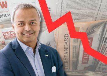Andreas Kaltenbrunner, Medienförderung, Zeitungen, Foto: Carina Brunthaler, eigene Montage.