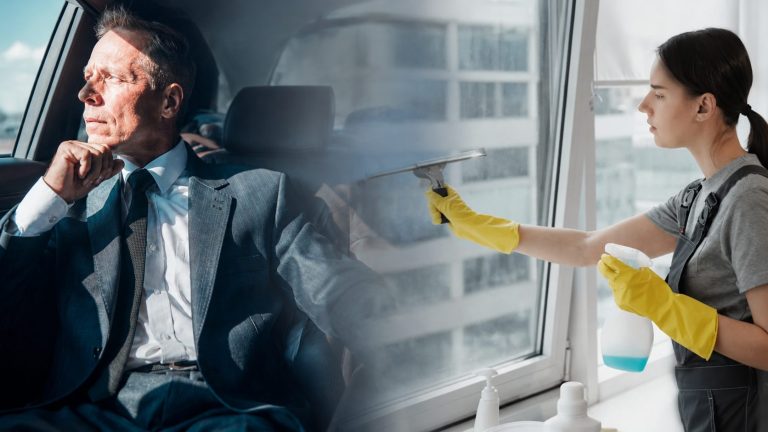 Milliardäre zahlen mehr Steuern als Reinigungskräfte. (Bild: Unsplash/getty images - KI-Montage)