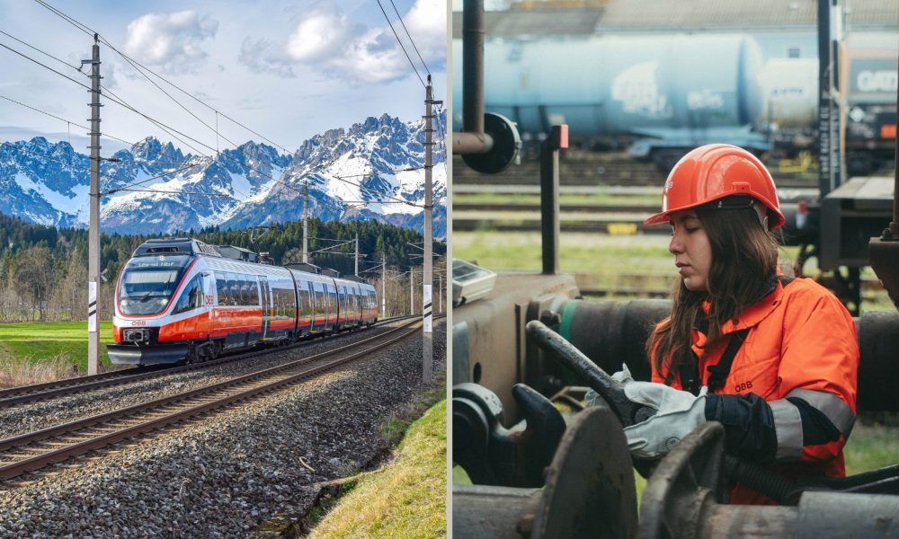 In Österreich fahren die Menschen immer mehr mit der Bahn