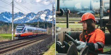 In Österreich fahren die Menschen immer mehr mit der Bahn