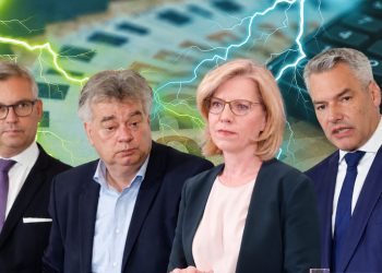 ÖVP und Grüne haben 15 Milliarden Euro Defizit hinterlassen. (Foto: BKA/Regina Aigner; KI-gestützte Montage)