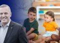 Die Steiermark unter Mario Kunasek kürzt bei Leistungen für Kinder. (Foto: Mario Gimpel/Wiipedia /CC BY 4.0; Unsplash+, KI-gestützte Montage)