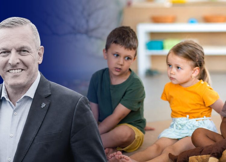 Die Steiermark unter Mario Kunasek kürzt bei Leistungen für Kinder. (Foto: Mario Gimpel/Wiipedia /CC BY 4.0; Unsplash+, KI-gestützte Montage)