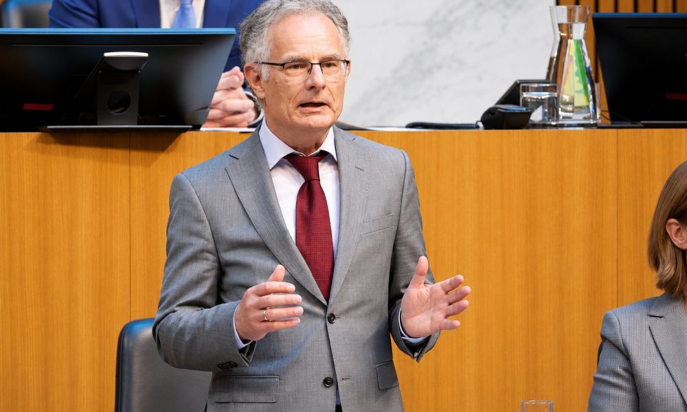 Markus Marterbauer im Parlament (Foto: Parlamentsdirektion)