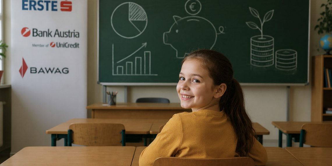 Volksschule, Schule, Finanzbildung (Foto: KI-Montage)