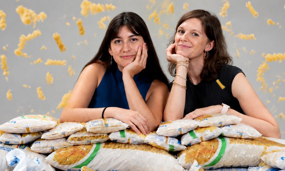 Video zeigt eine Milliarde Euro in Nudeln. (Foto: Kontrast.at/KI-Montage)