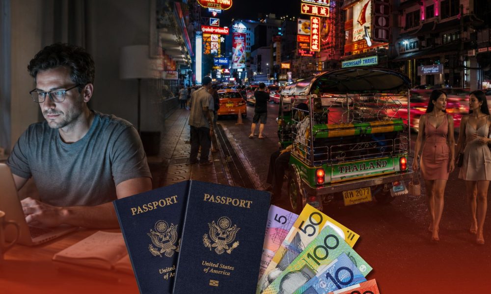 Passport Bros: Zwischen Dating-Frust, Sex-Tourismus und veralteten Rollenbildern. Foto: (c) Bildmontage ChatGPT