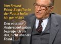 Bruno Kreisky hat die Sozialdemokratie und unser Land verändert. Er wusste, dass die Ansprüche an Politiker zurecht hoch sind. Immerhin tragen sie auch viel Macht und Verantwortung. Zitat: Von Freund-Feind-Begriffen in der Politik halte ich gar nichts. Den politisch Andersdenkenden begreife ich als das, nicht aber als Feind. Bruno Kreisky
