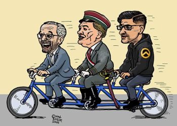 Kickl und Kameraden auf der Fahrt ins Blaue