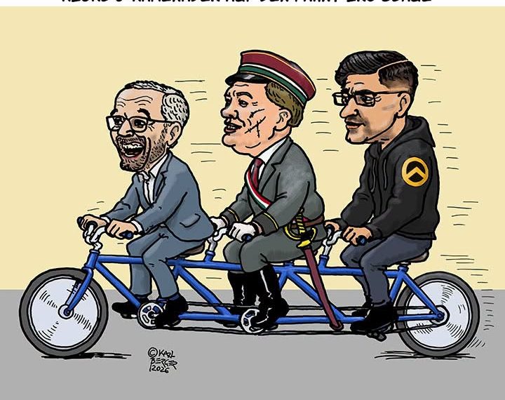 Kickl und Kameraden auf der Fahrt ins Blaue