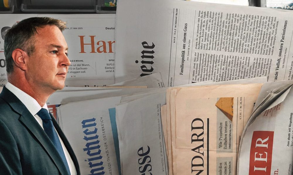 Boulevard schießt sich auf Medienminister Babler ein (Foto: BMWKMS/Fuhrer; Kontrast.at/Montage)