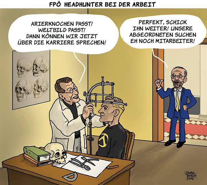 FPÖ Headhunter bei der Arbeit