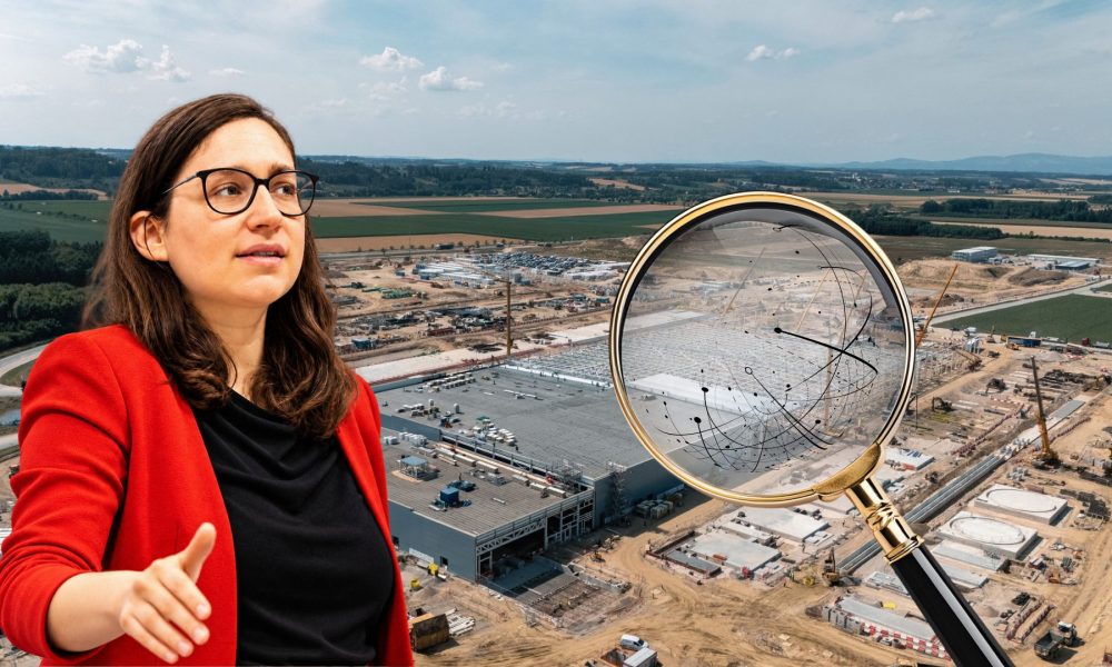 Rechenzentrum Kronstorf als Anlass für Vorstoß der Regierung für UVP-Prüfung für Mega-Rechenzentren. (Foto: Werner Kerschbaummayr/APA; KI-bearbeitet)