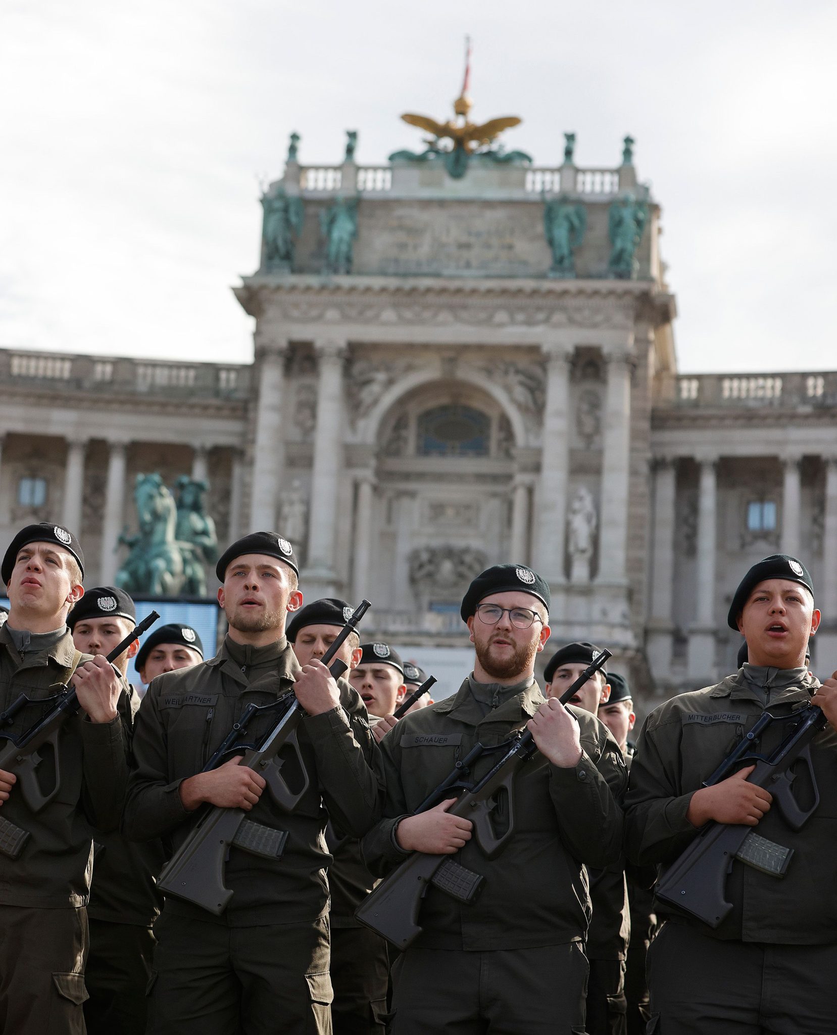 Angelobung der Rekrut:innen des österreichischen Bundesheeres am 26. Oktober 2024. (Foto: BKA/Dragan Tatic))